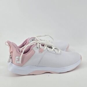 FootJoy 2024 Women's ProLite Golf Shoe- White/Pink 98200 Size 9M New $110.00